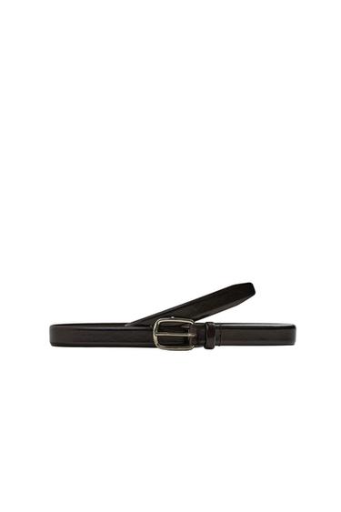 Zara AARON LEVINE X ZARA LEATHER BELT - Brown