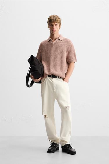 POLO ESTRUCTURA ABIERTA - Visón de Zara - Imagen 0