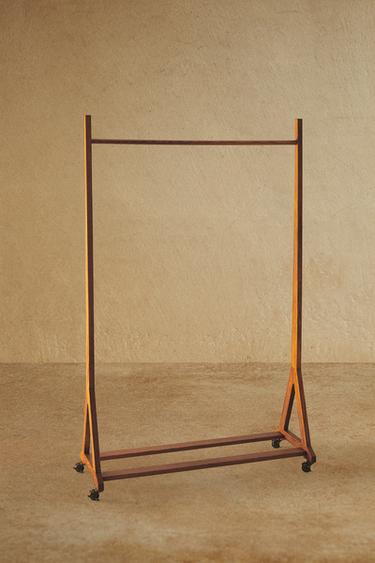 ASH WOOD CLOTHES RACK - Brown by Zara - Image 5