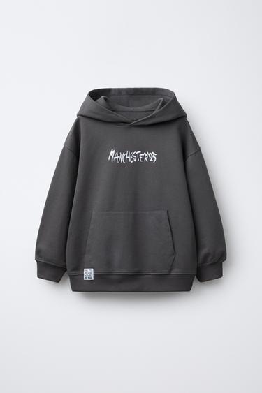 SWEATSHIRT CAPUZ MANCHESTER - Antracite-escuro da Zara - Imagem 0