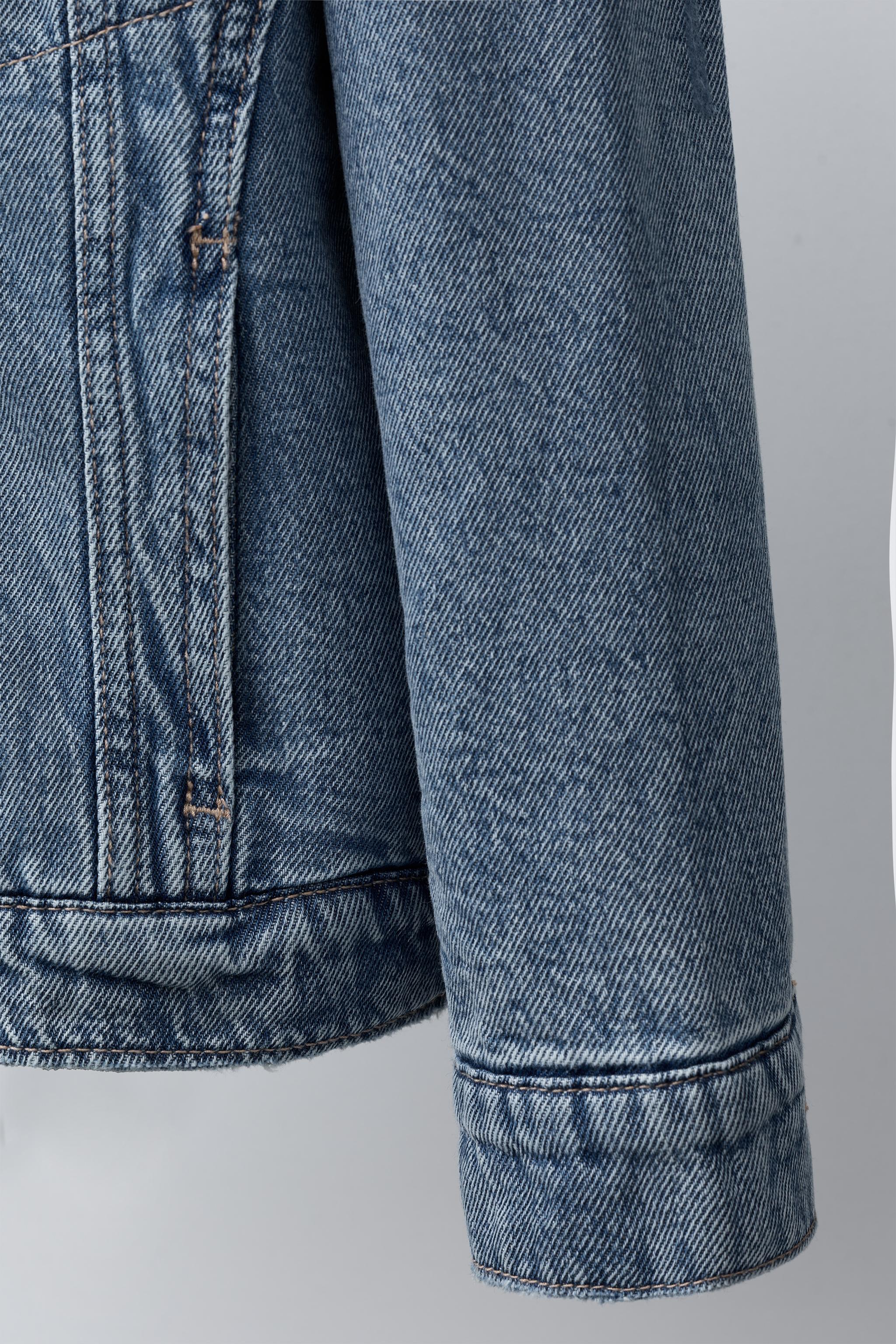 VESTE EN DENIM FAÇON MOUTON