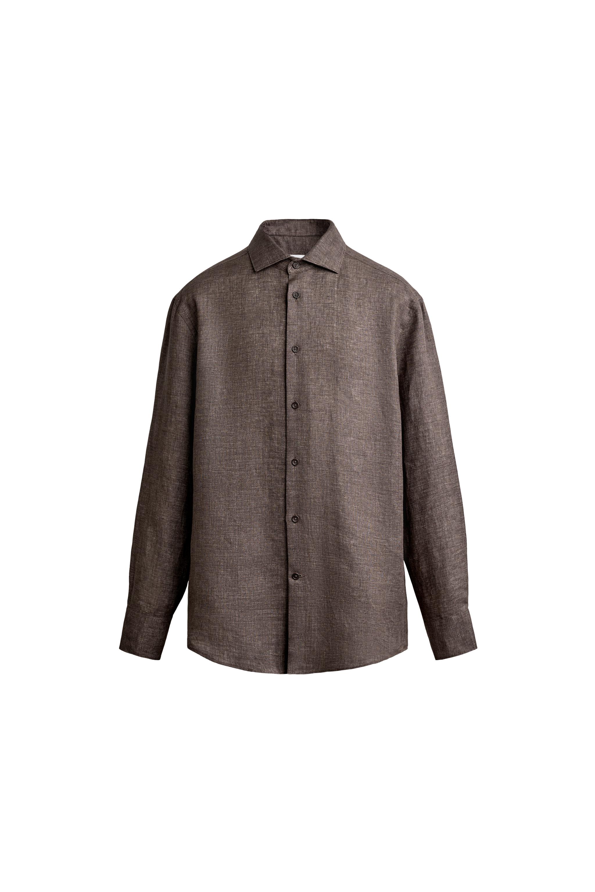 CAMISA REGULAR FIT 100% LINO