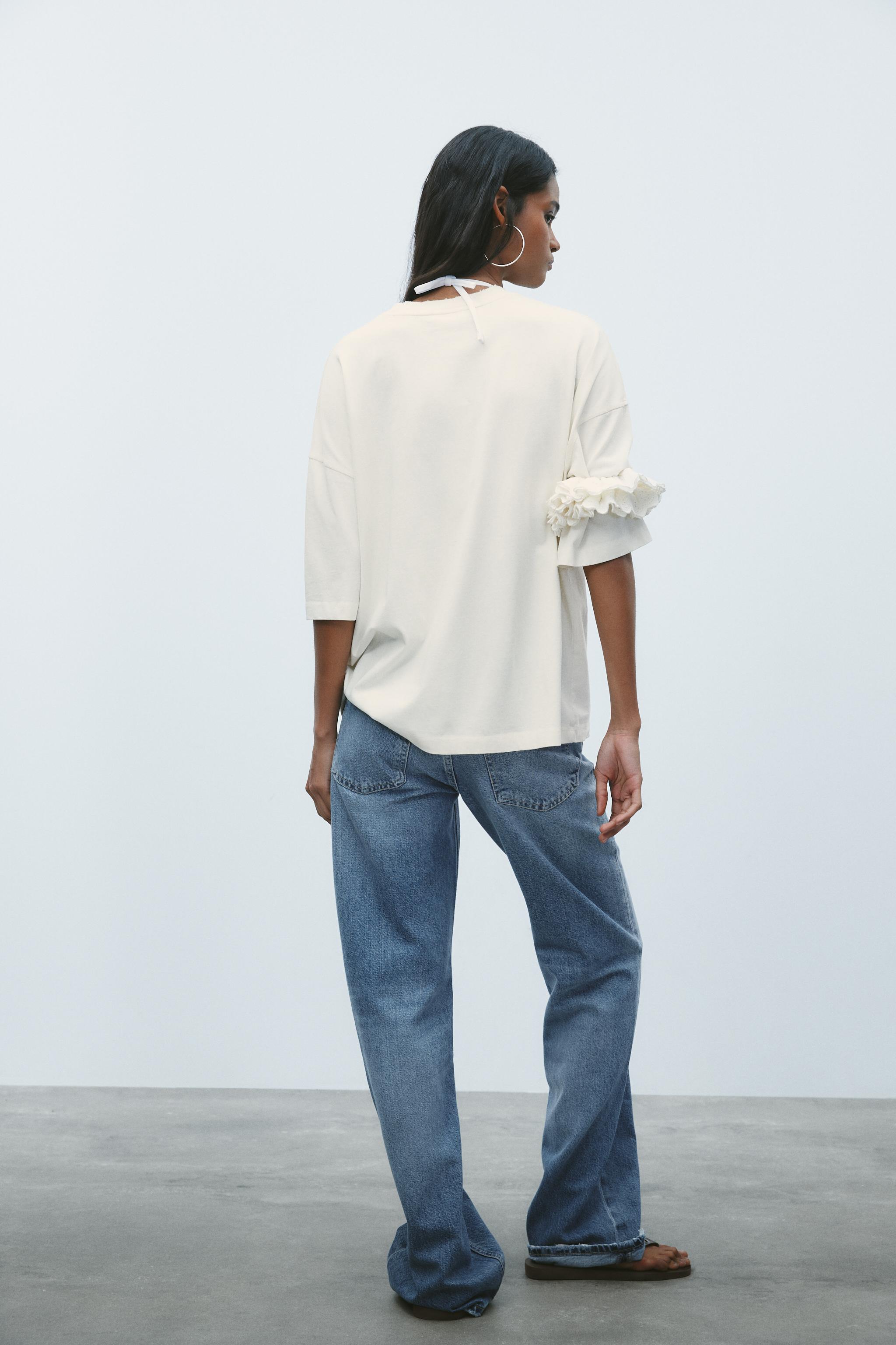 DANIEL JOHNSTON WASHED EFFECT T-SHIRT - Ecru | ZARA Canada