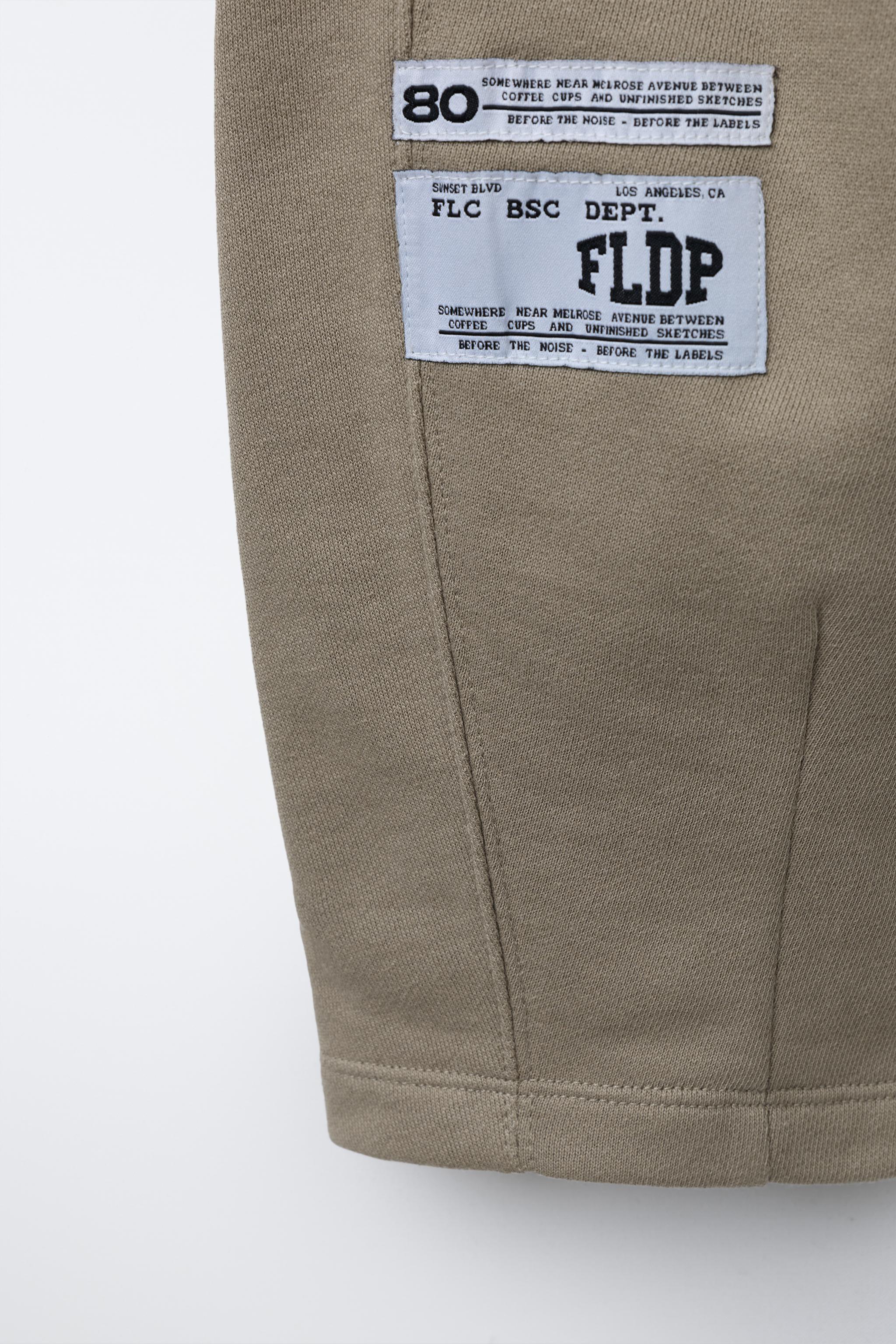 BARREL PANTS WITH LABEL