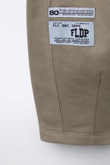 BARREL TROUSERS WITH LABEL - Sand by Zara - Image 3