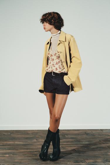 FLORAL LACE TOP - Beige by Zara - Image 6