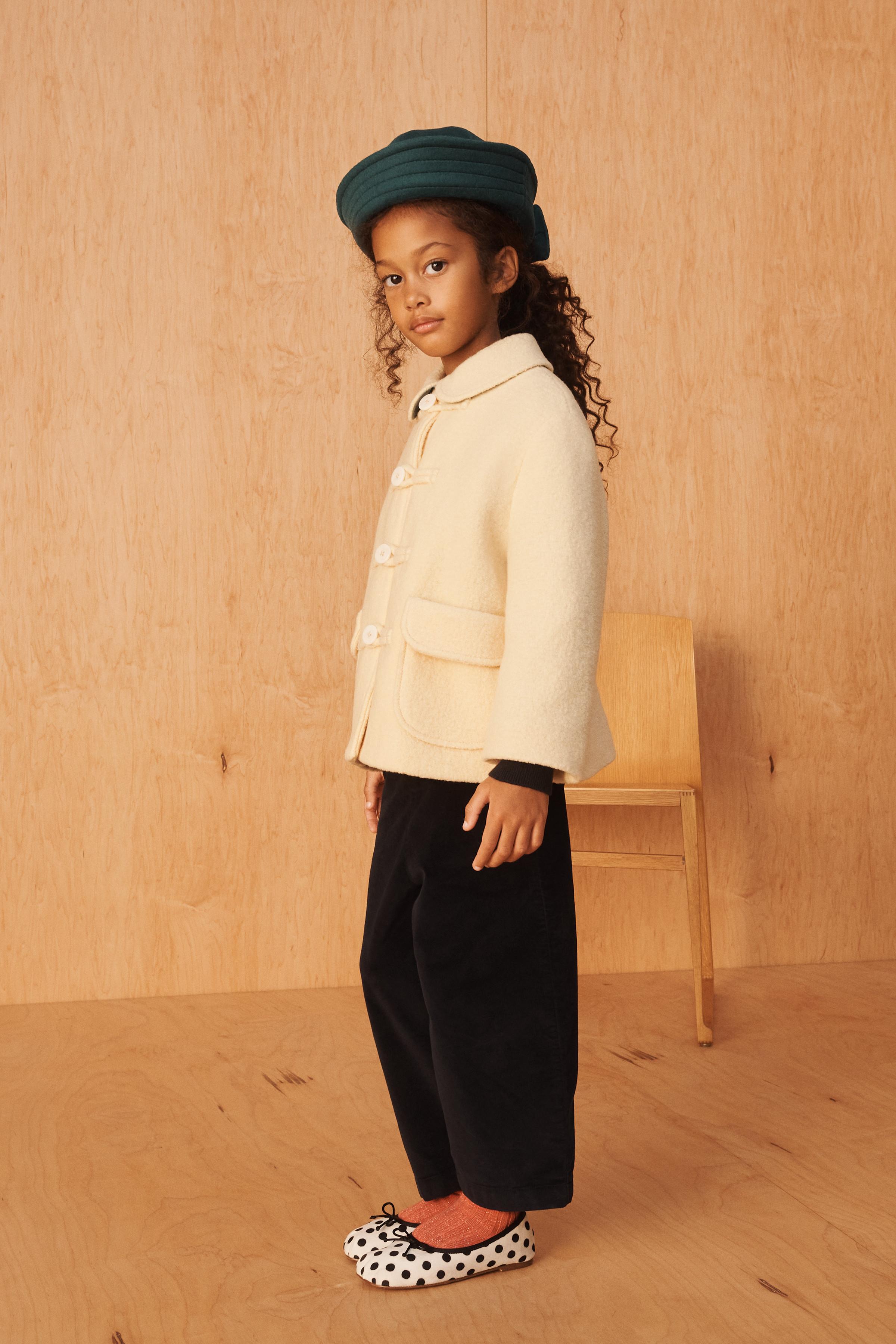 MANTEAU 100 % LAINE BRANDEBOURGS LIMITED EDITION