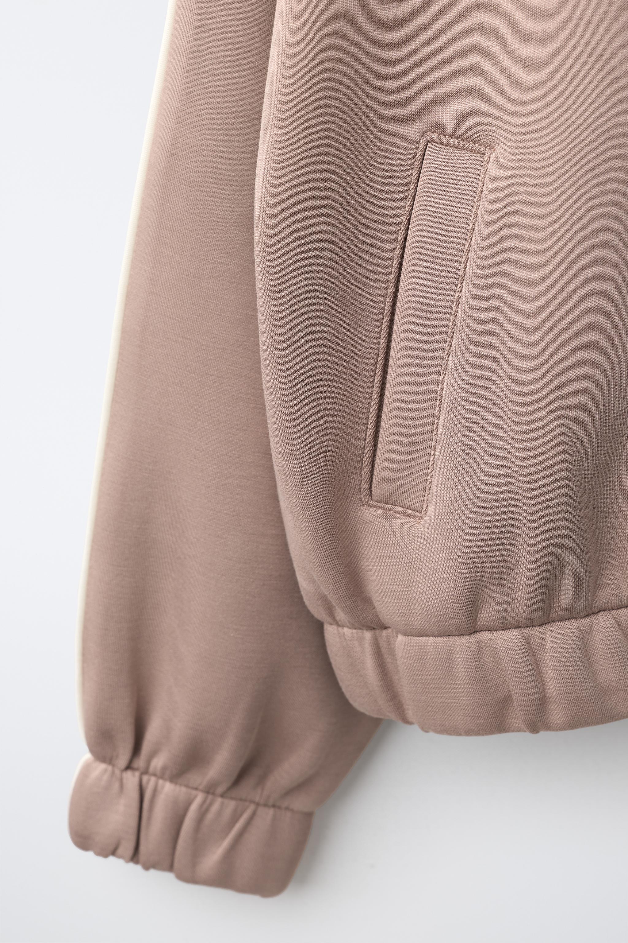 VESTE SPORT À LISERÉ EN CONTRASTE