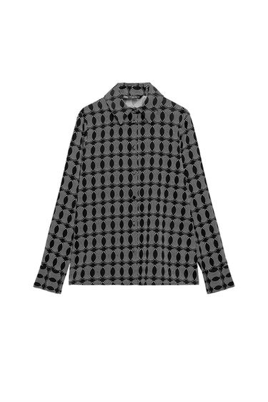 GEOMETRIC PRINT SHIRT