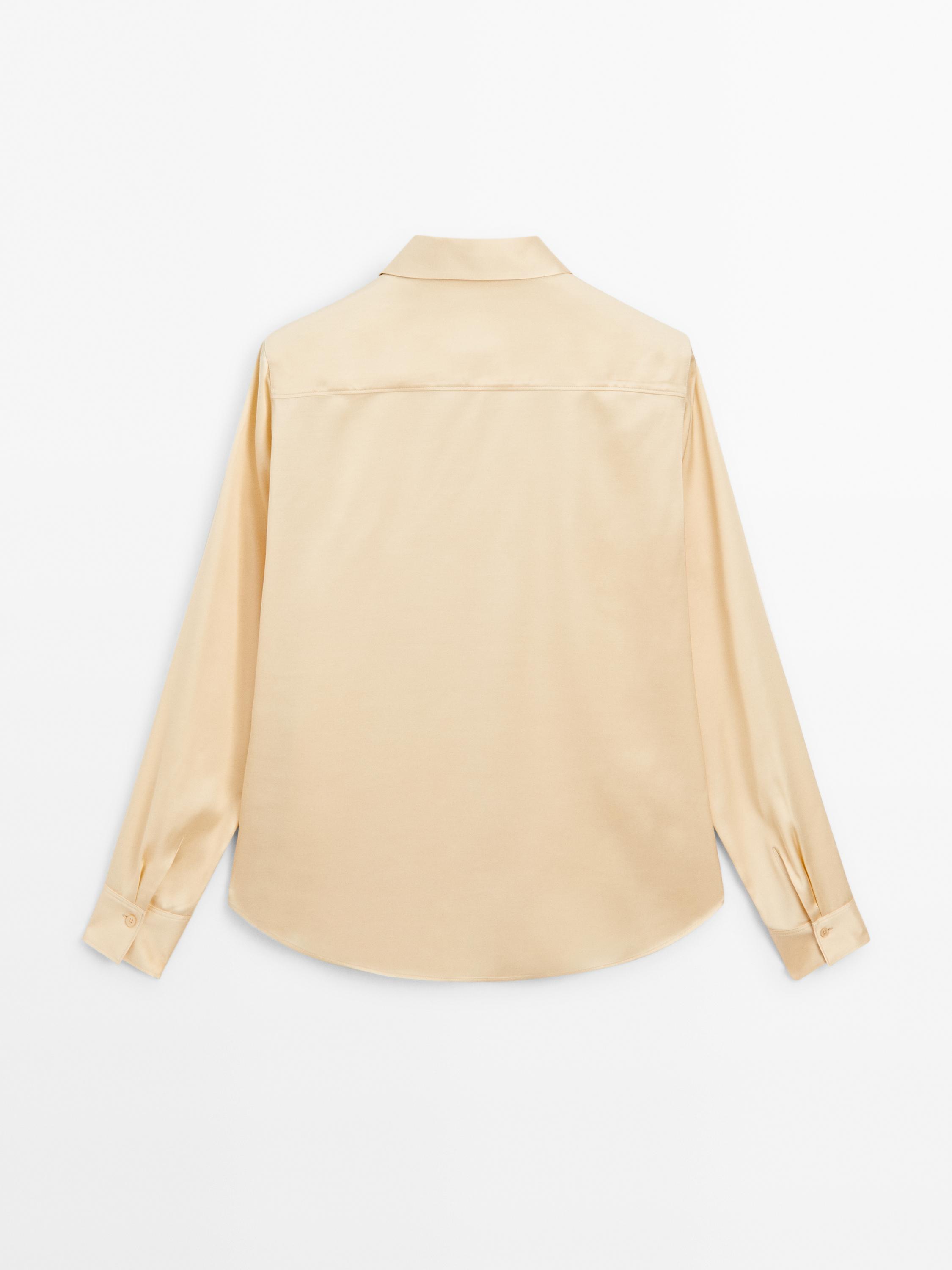 Chemisier fluide satin