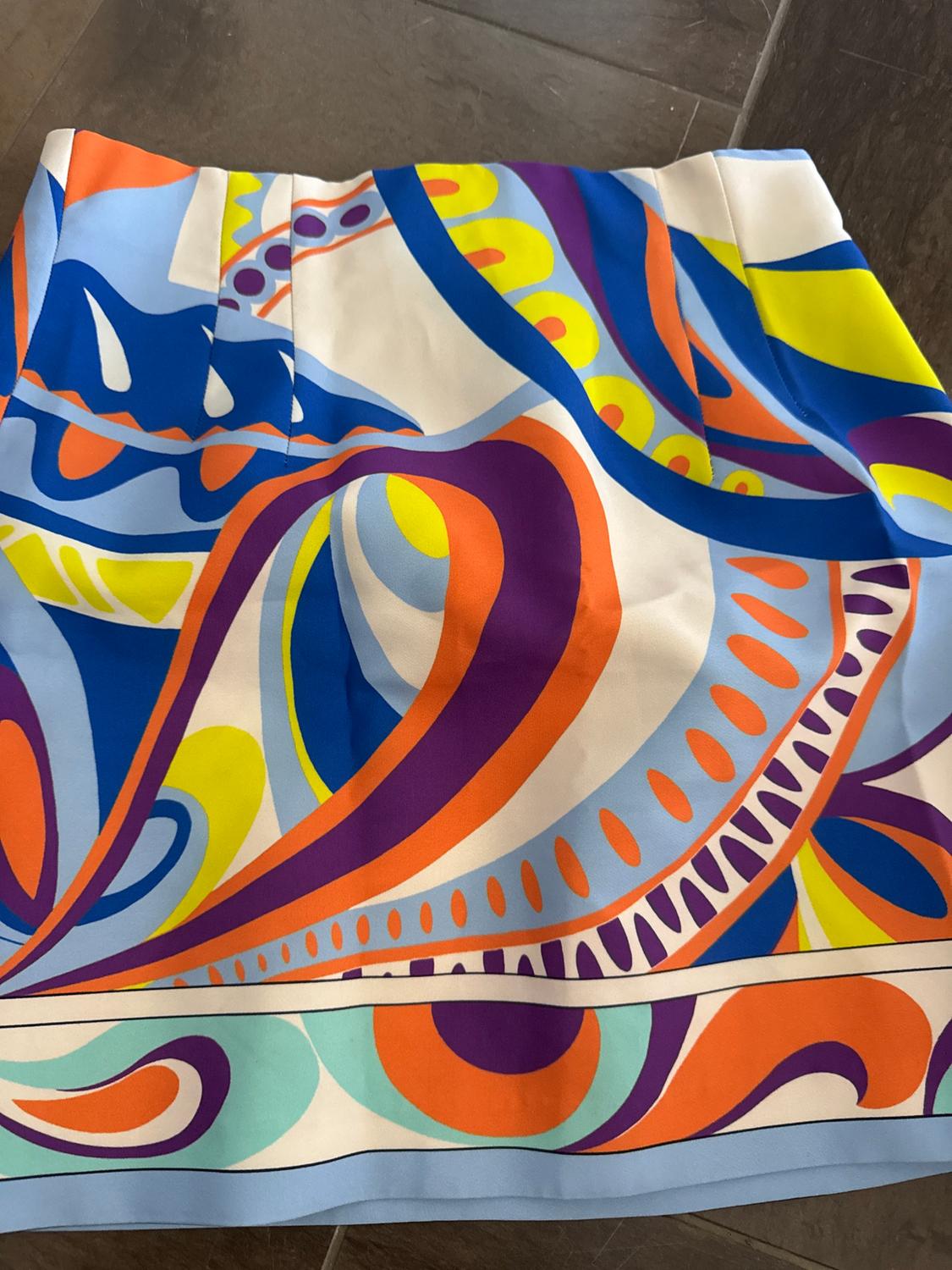 PRINTED SHORT SKIRT - Image 2
