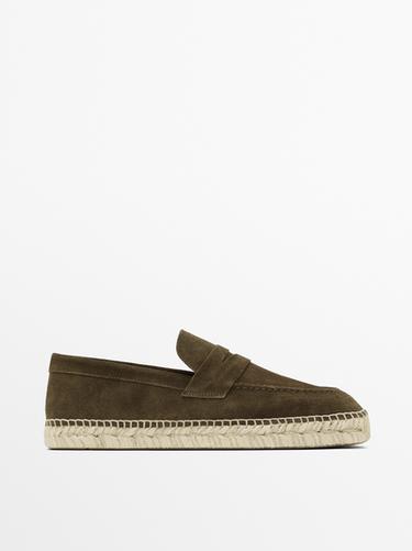 Zara Penny strap espadrilles - Khaki Green - Image 0