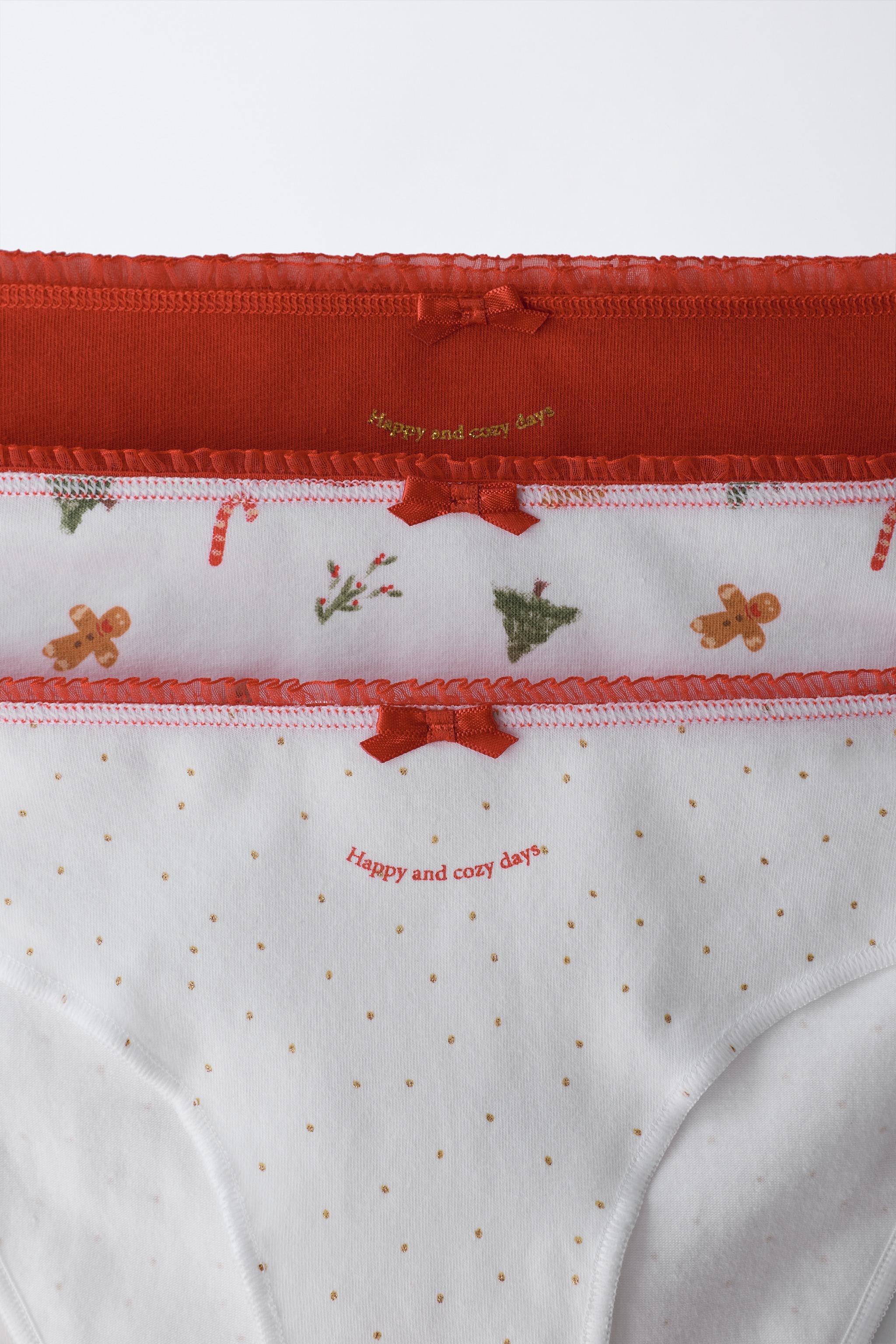 AGES 6-14 / THREE-PACK OF TREE AND COOKIE UNDERWEAR