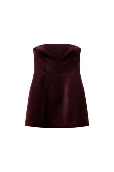 VELVET BOW DRESS