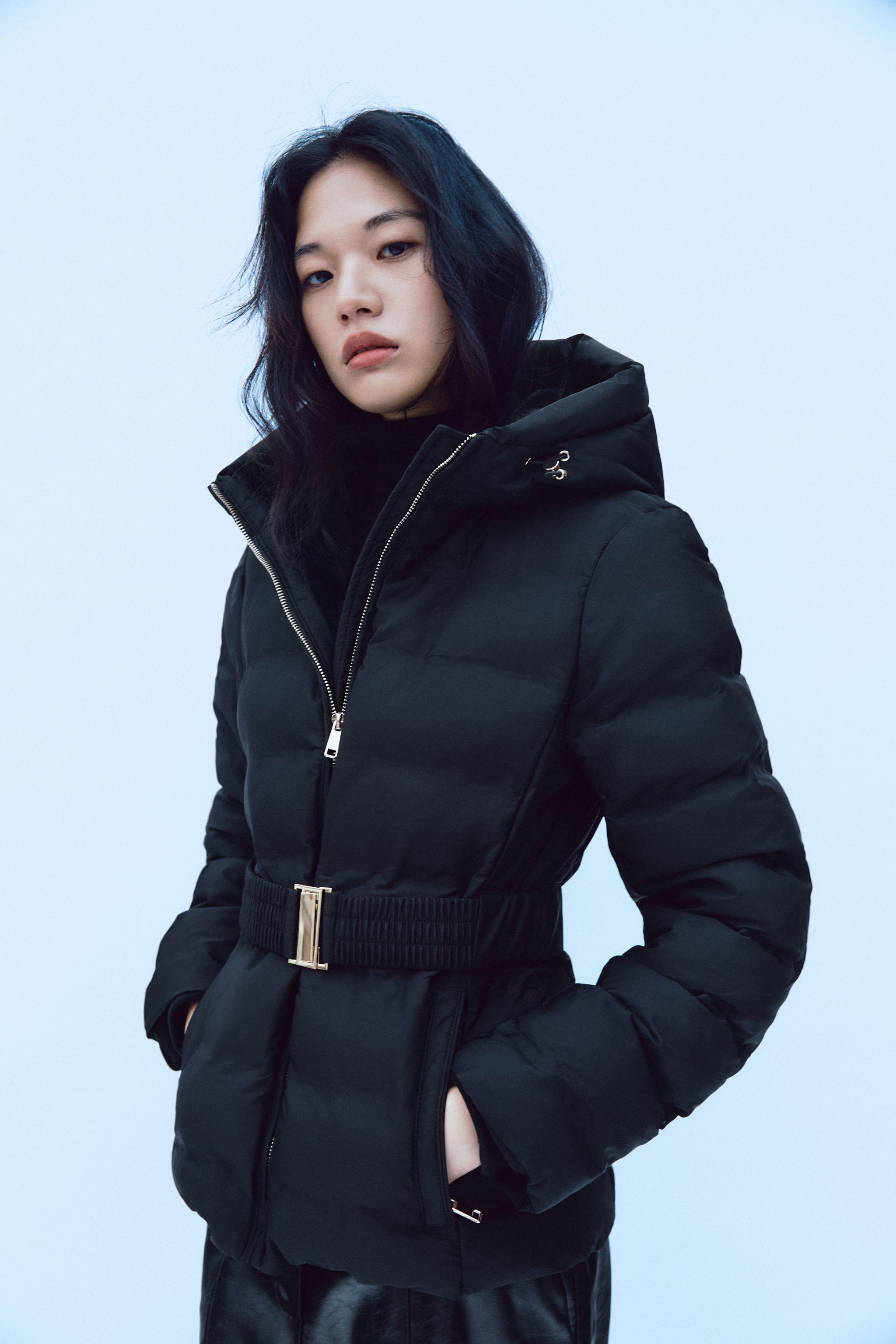 ファーフード付きコート – レディース | ZARA 日本