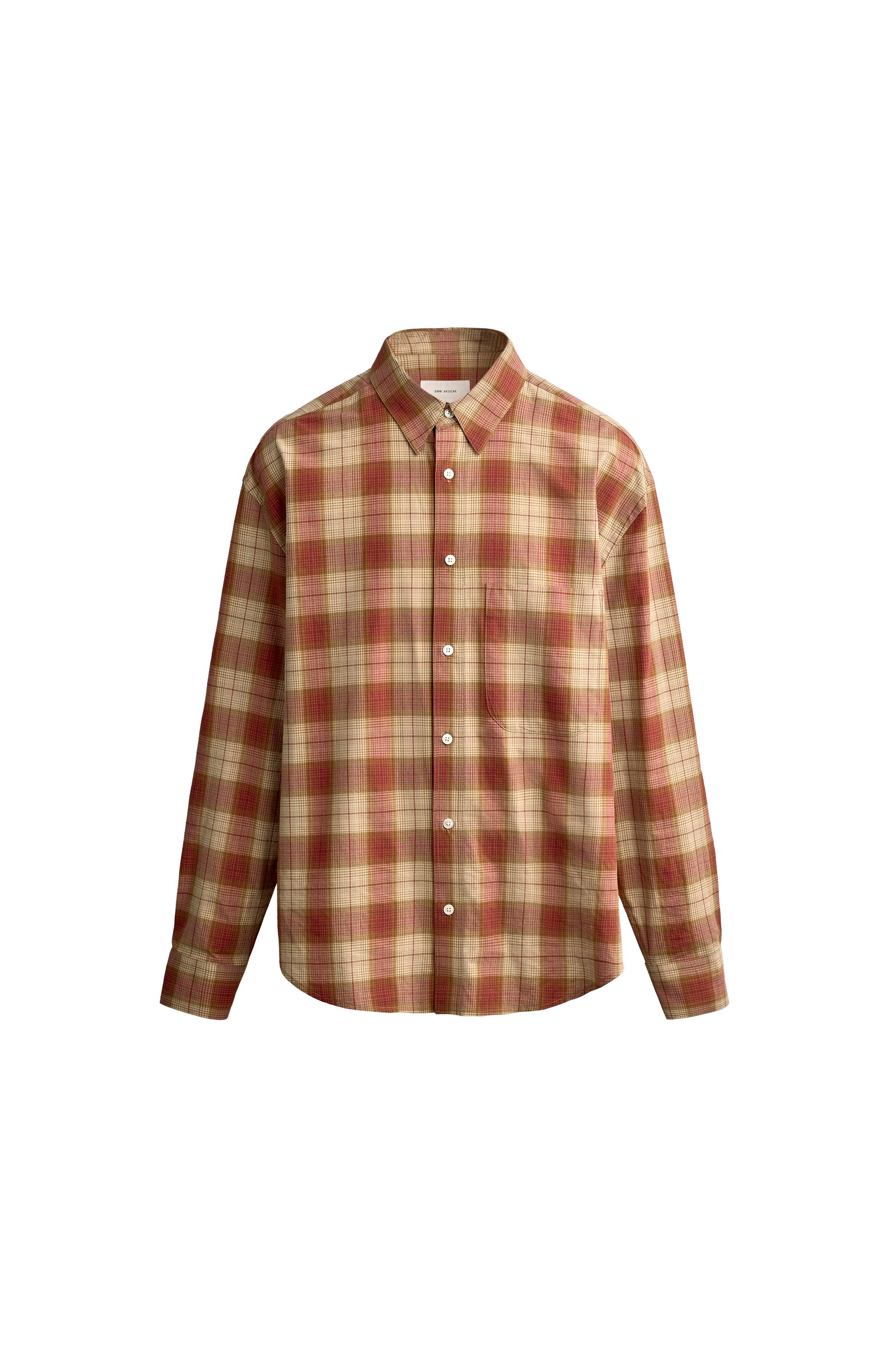 CAMISA CUADROS ALGODÓN - SEDA