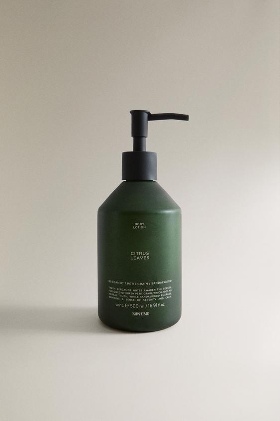 (500 ML) CREME CORPORAL CITRUS LEAVES - Verde-médio da Zara - Imagem 0