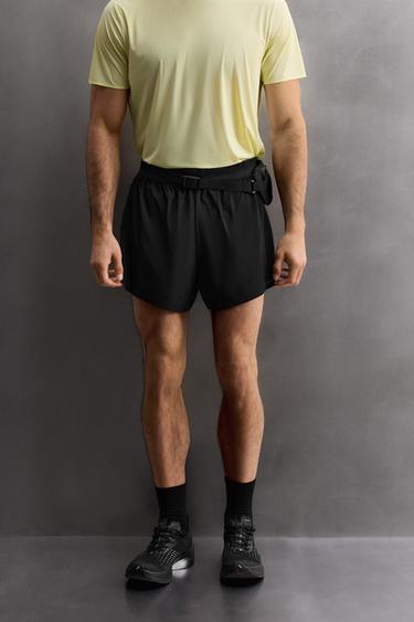 RUNNING SHORTS - Black by Zara