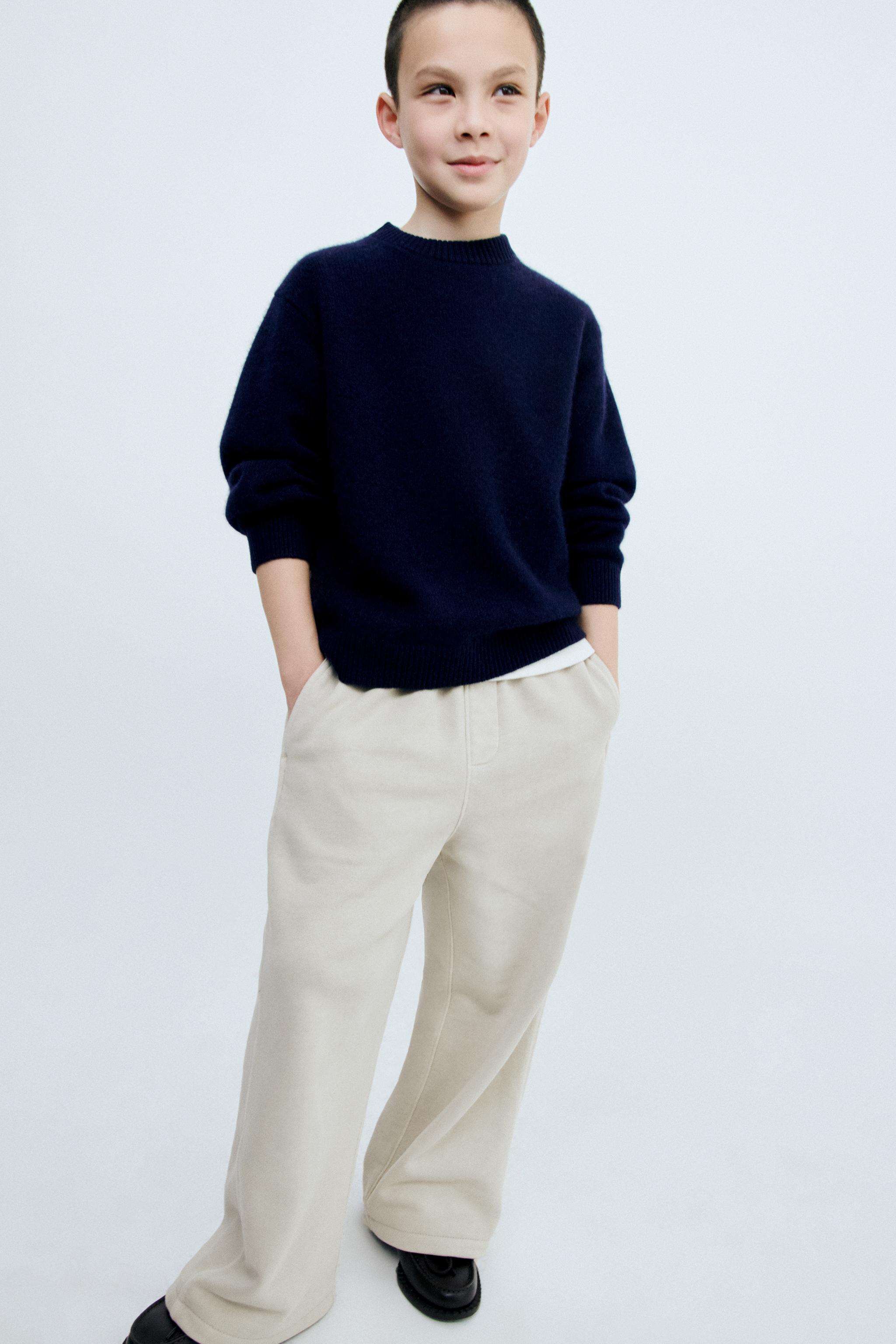 STORIESZ - 100% CASHMERE KNIT JUMPER — Dark navy