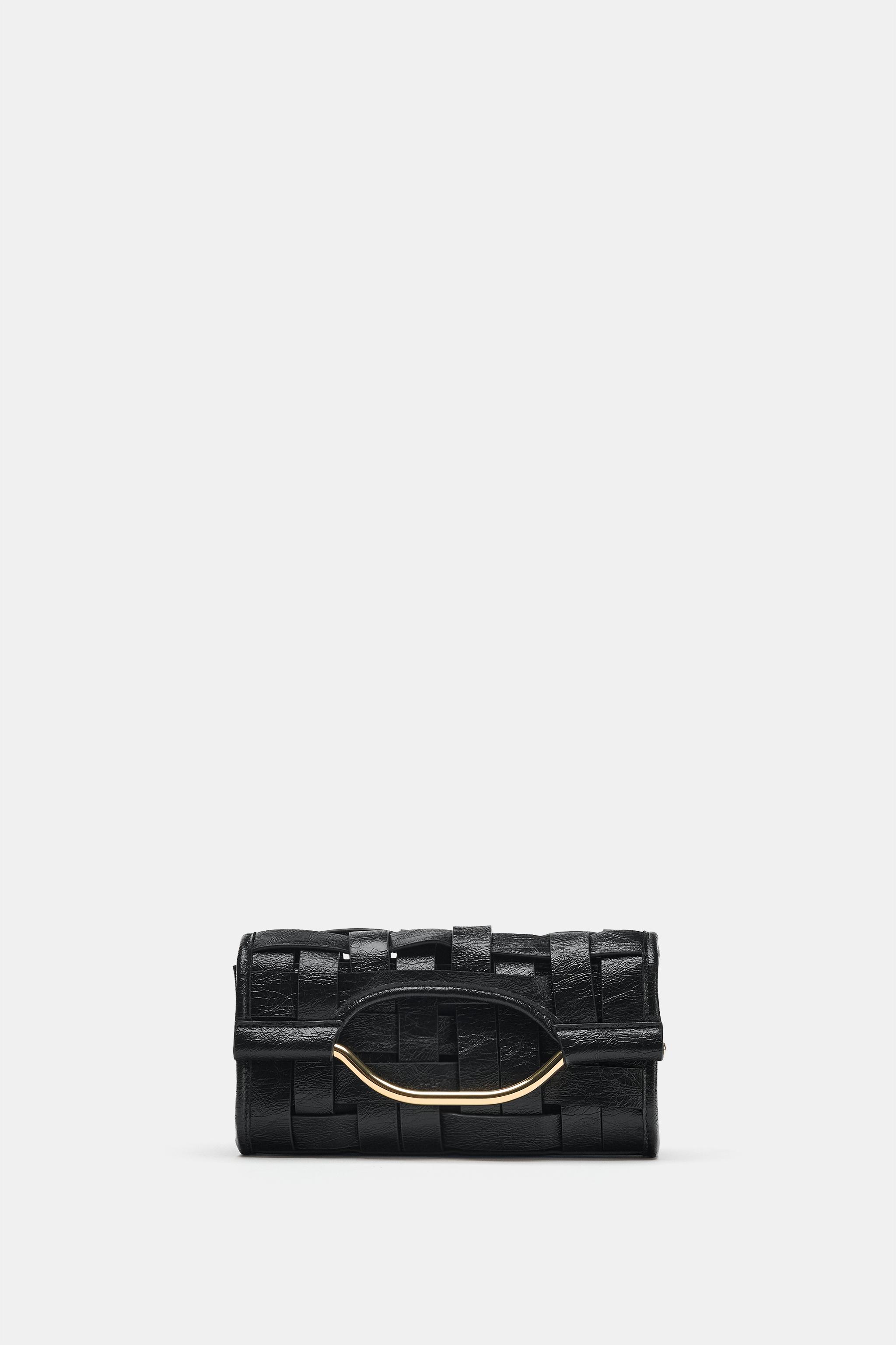 Женские сумки Zara WOVEN EFFECT