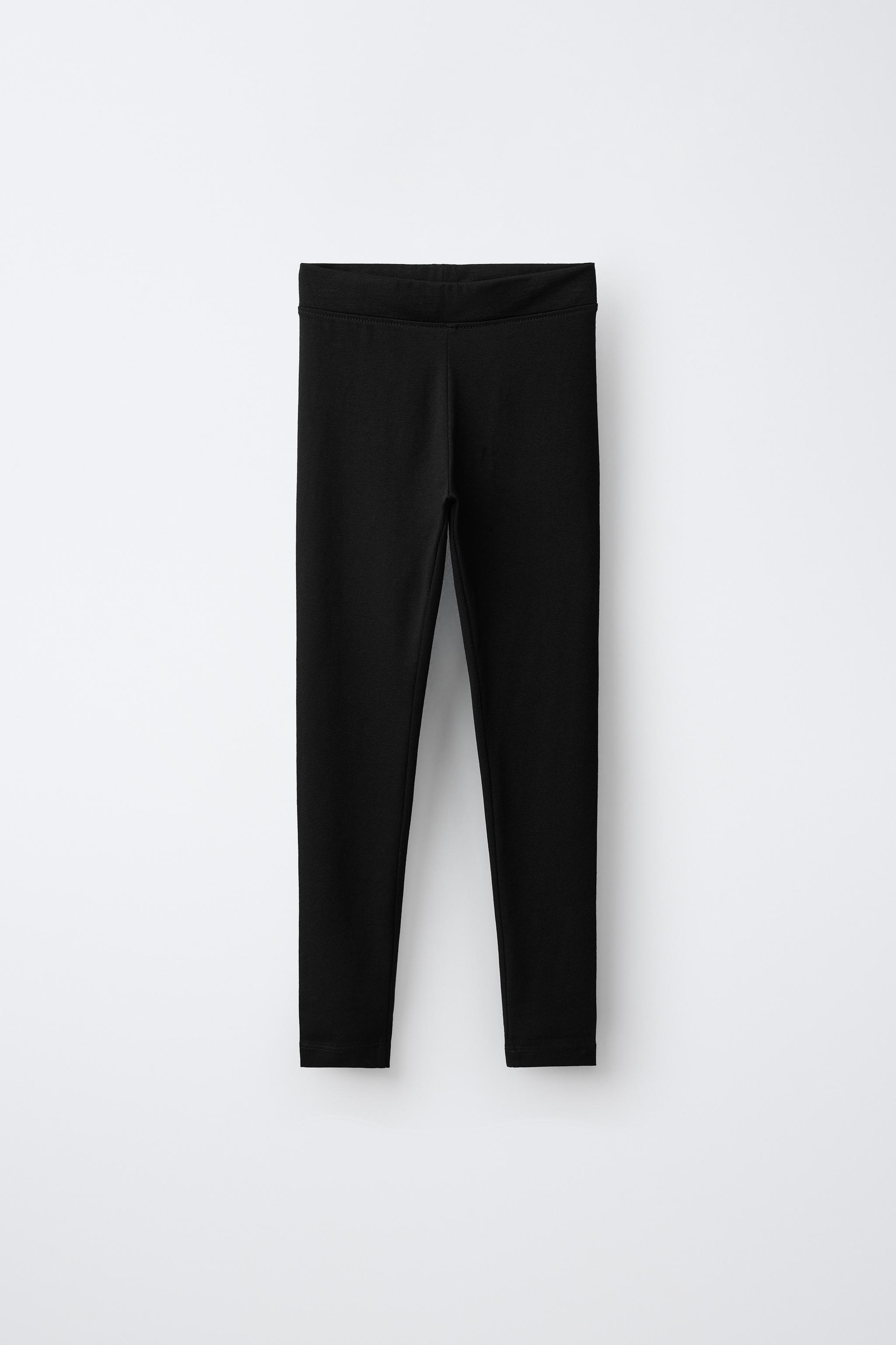 TWO PACK PLAIN LEGGINGS — Black