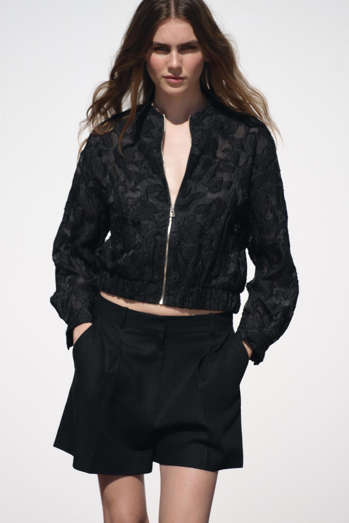 ORGANZA BOMBER JACKET