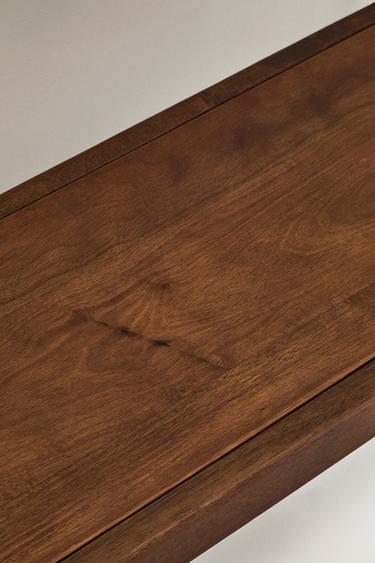 BANC LONG BOIS - Marron de Zara - Image 4