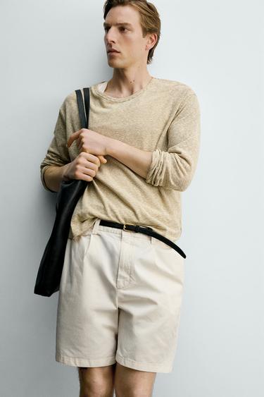 T-SHIRT MANCHES LONGUES JACQUARD RAYURES - rayures de Zara - Image 5