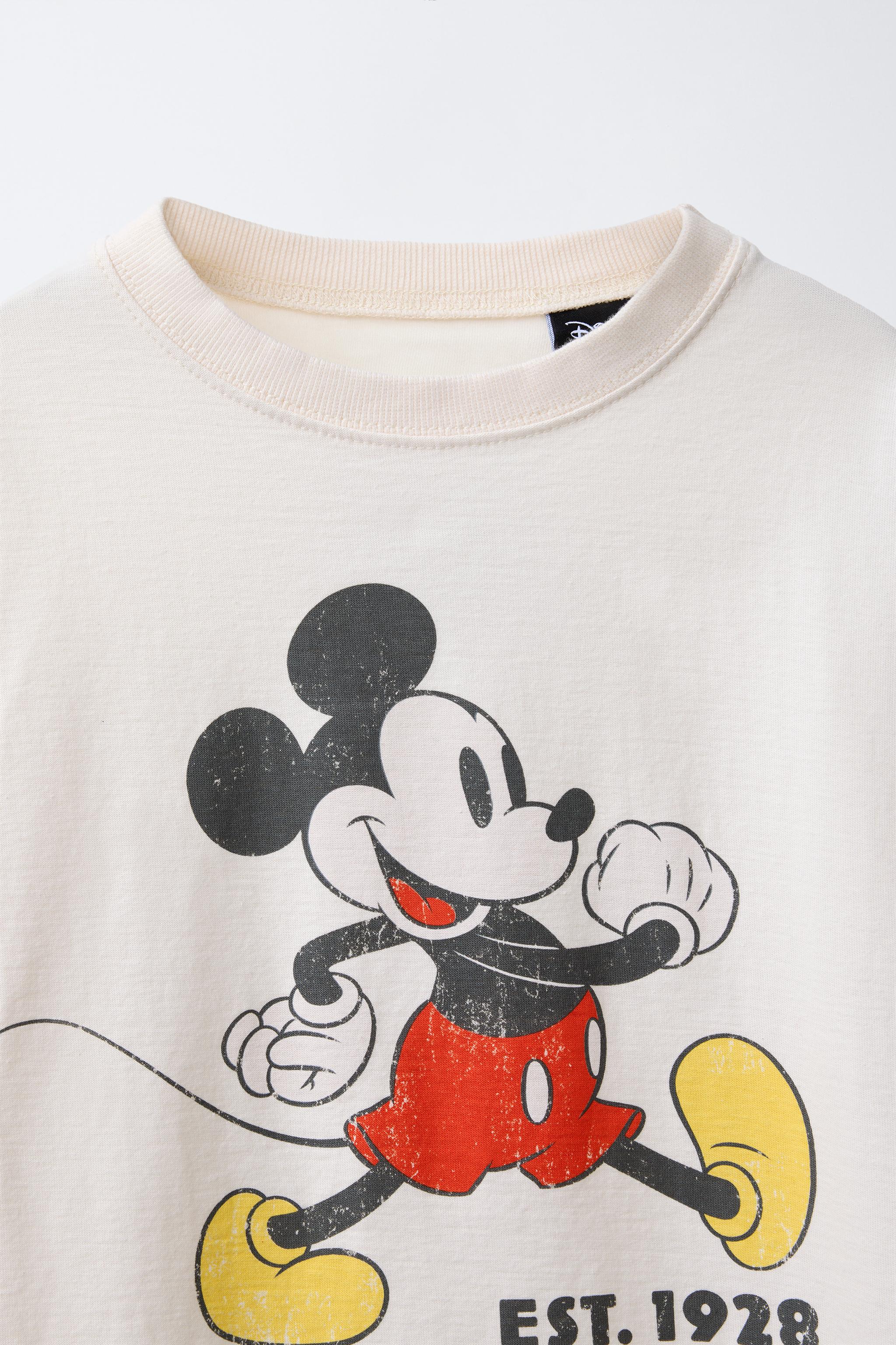 ミッキーマウス © DISNEY Tシャツ - ホワイト | ZARA Japan / 日本