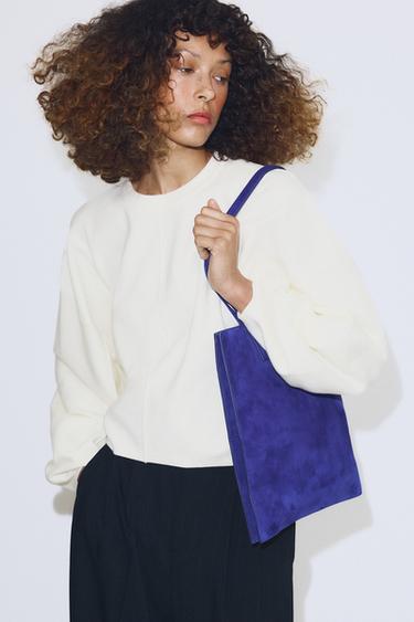 JUMPER WITH LOOSE-FIT SLEEVES - Ecru by Zara