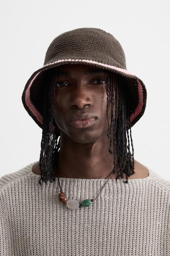 CROCHET BAND BUCKET HAT