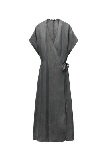 TIED MIDI DRESS ZW COLLECTION