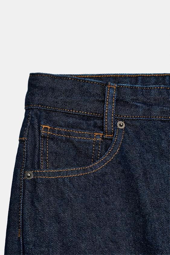 JEAN ZW COLLECTION TURN UP TAILLE BASSE - Bleu de Zara - Image 10