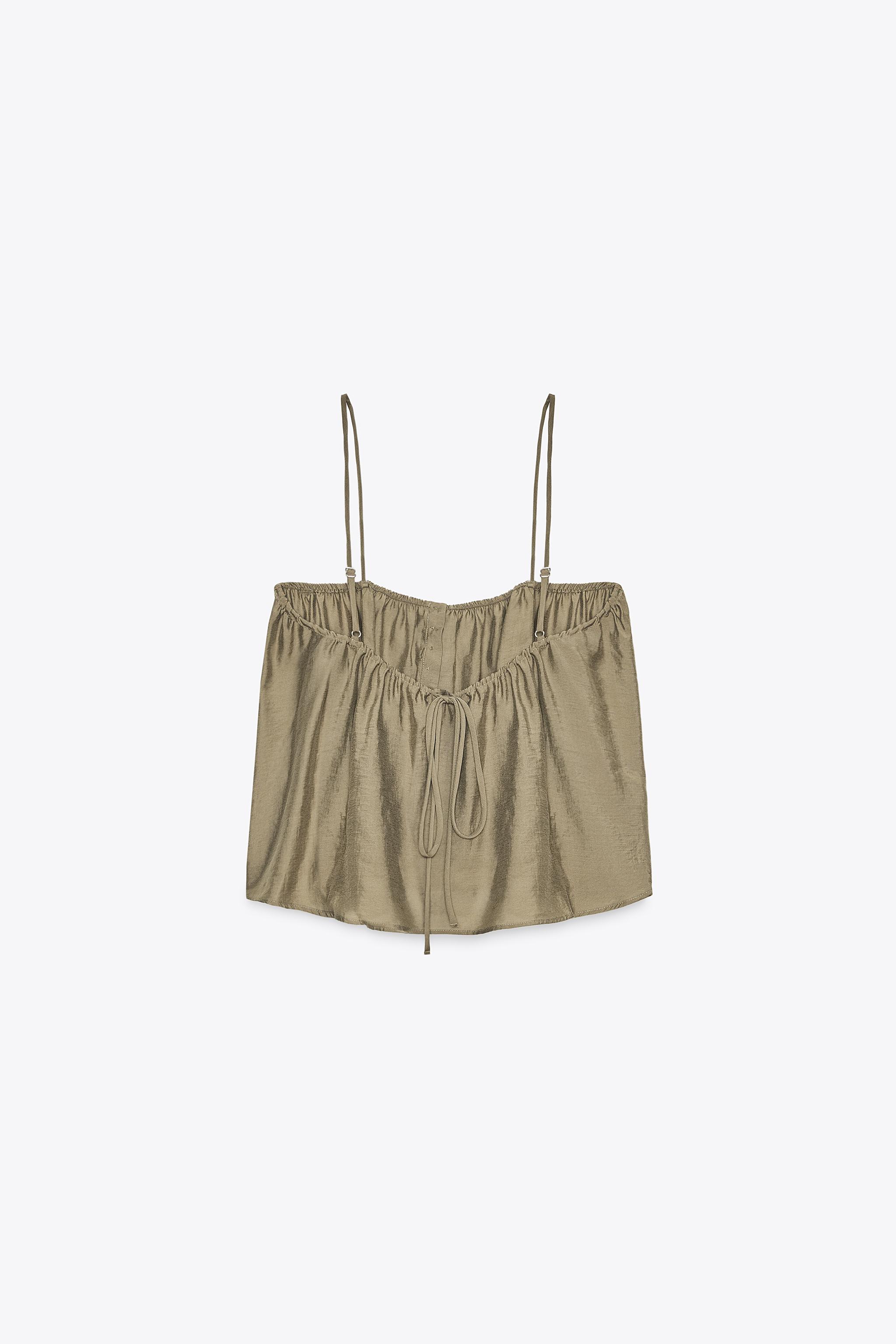 TOP FLUIDE BOUTONS BRETELLES