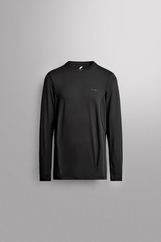 CAMISETA TÉCNICA PRIMERA CAPA - Negro de Zara - Imagen 0