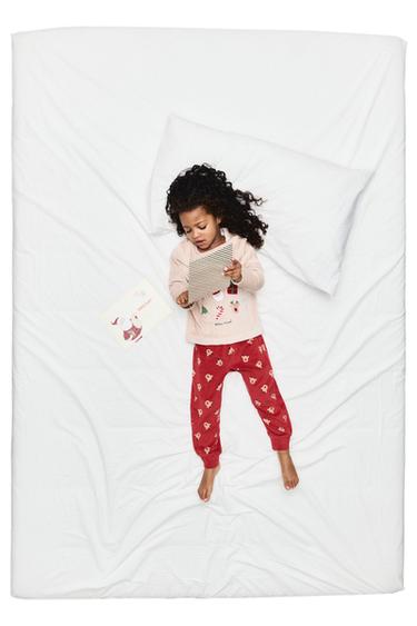 2-6 YEARS / VELOUR REINDEER PYJAMAS - camel by Zara