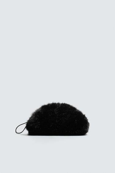 SHEEPSKIN CLUTCH HARRY LAMBERT FOR ZARA X DISNEY - Black by Zara