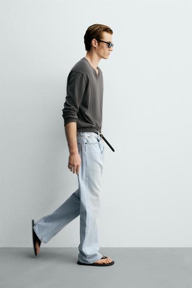 JEAN FLARE FIT - Bleu clair de Zara - Image 5