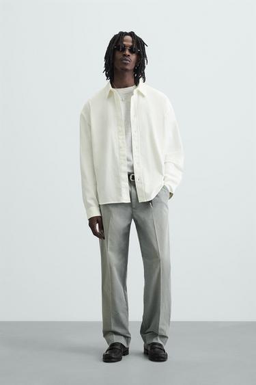 RELAXED FIT SHIRT - White by Zara - Image 0
