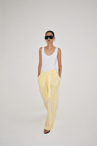 ZW COLLECTION ԶՈԼԱՎՈՐ ԳԻՇԵՐԱԶԳԵՍՏԻ ՏԱԲԱՏ - Դեղին Zara-ից