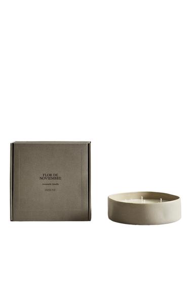 Zara (590 G) FLOR DE NOVIEMBRE SCENTED CANDLE - Brick