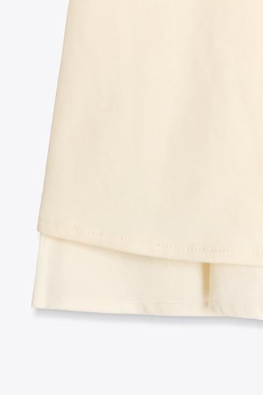 VOLUMINOUS SHORT DRESS - Butter by Zara - Image 6