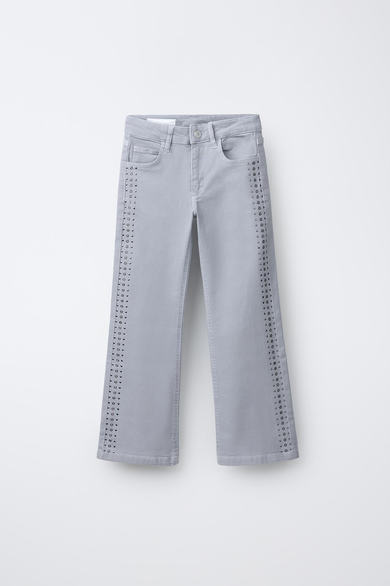 ДЖИНСЫ BOOTCUT С ЗАКЛЕПКАМИ