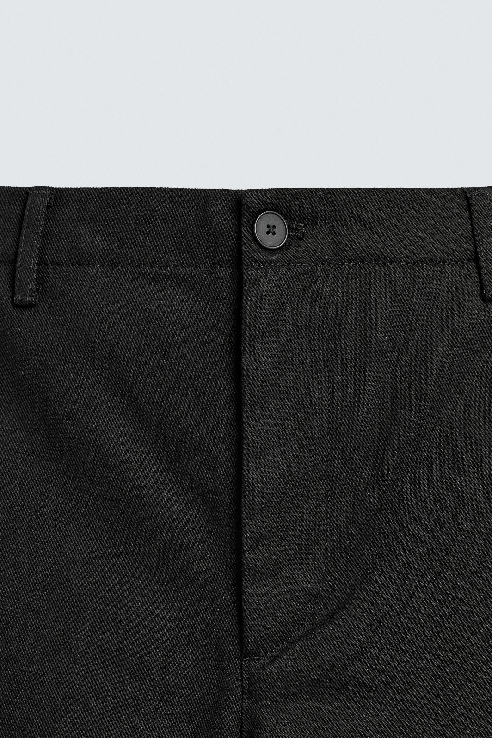 TEXTURED BALLOON FIT PANTS