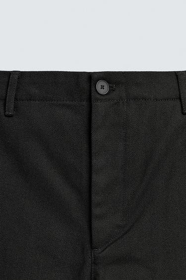 PANTALON COUPE BALLON STRUCTURÉ - Noir de Zara - Image 8