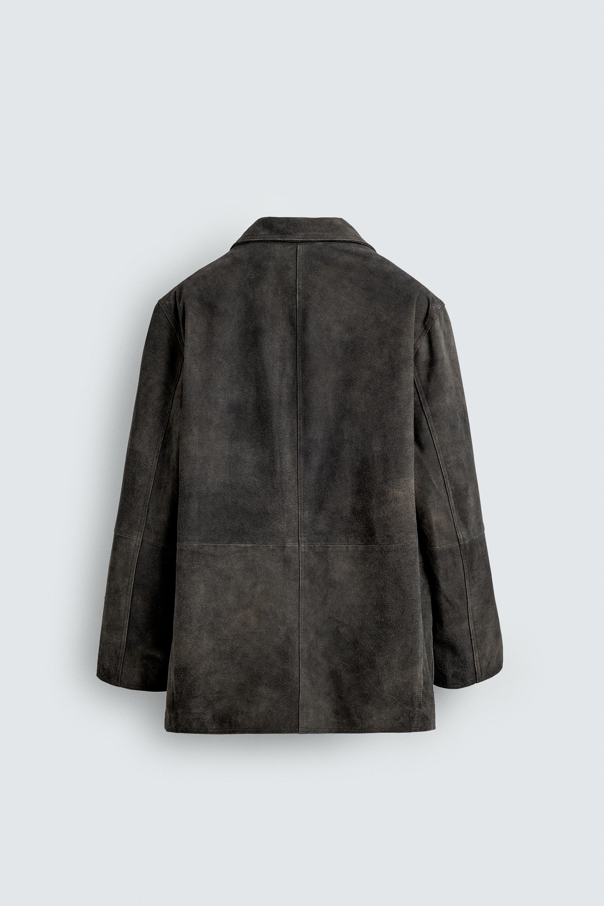 SUEDE LEATHER BLAZER