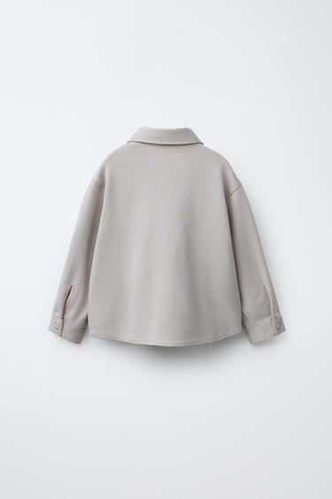 COMFORT OVERSHIRT - Light beige by Zara - Image 1