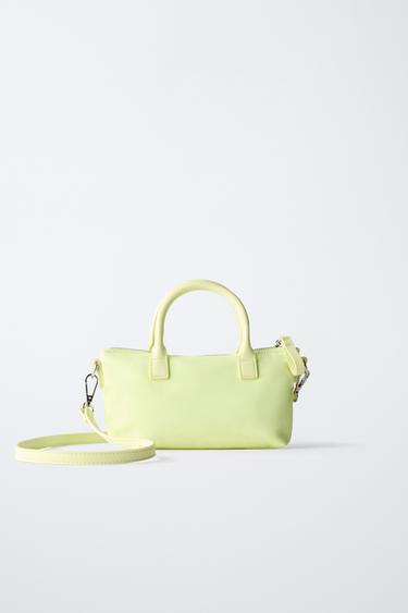 NYLON CROSSBODY BAG - Yellow by Zara - Image 4