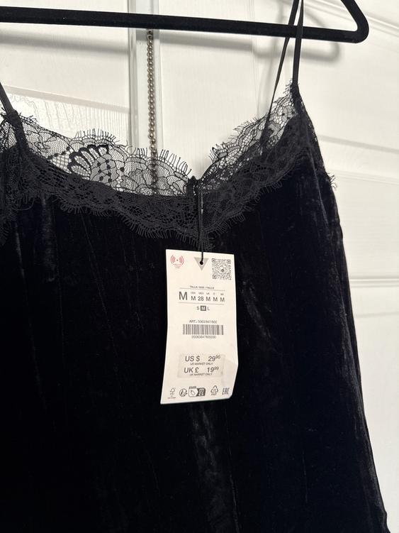 VELVET STRAPPY TOP - Image 5