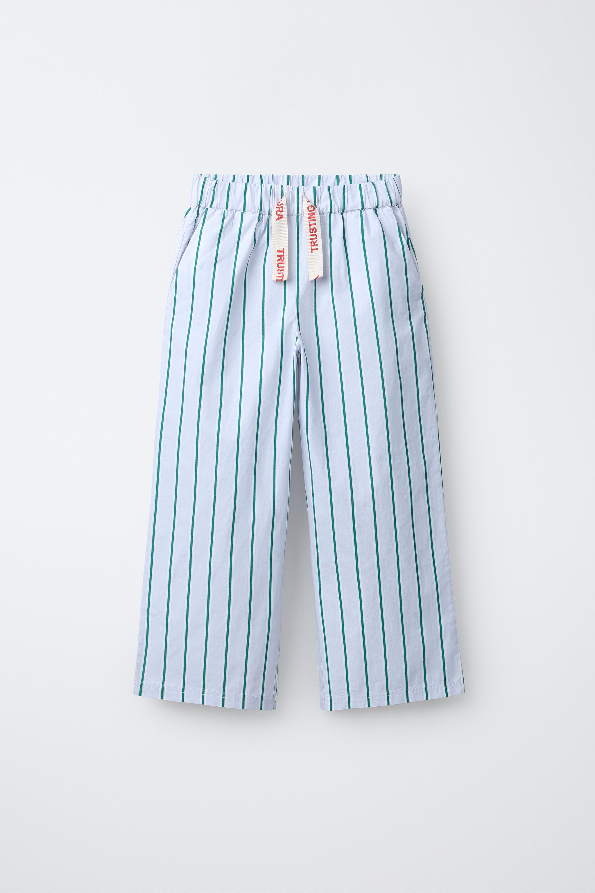 STRIPED PRINT PANTS